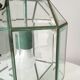 Vintage geometric pendant lamp 50s