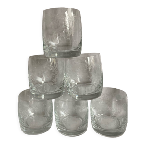 Verres bas en cristal