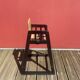 Wooden high chair for baby