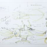 François delaroziere, le calamar à retropropulsion, 2008. original lithograph signed and numbered