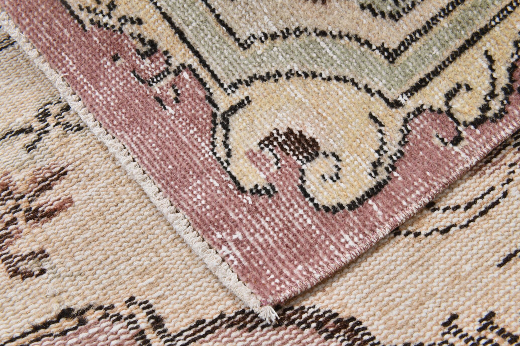 6x10 Burgundy & Cream Oriental Pattern Persian Rug, 185x314Cm