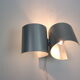 Giuliano Cesari Silver Wall Adjustable Lamp for Nucleo Sormani, 1960 Italy