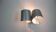 Giuliano Cesari Silver Wall Adjustable Lamp for Nucleo Sormani, 1960 Italy