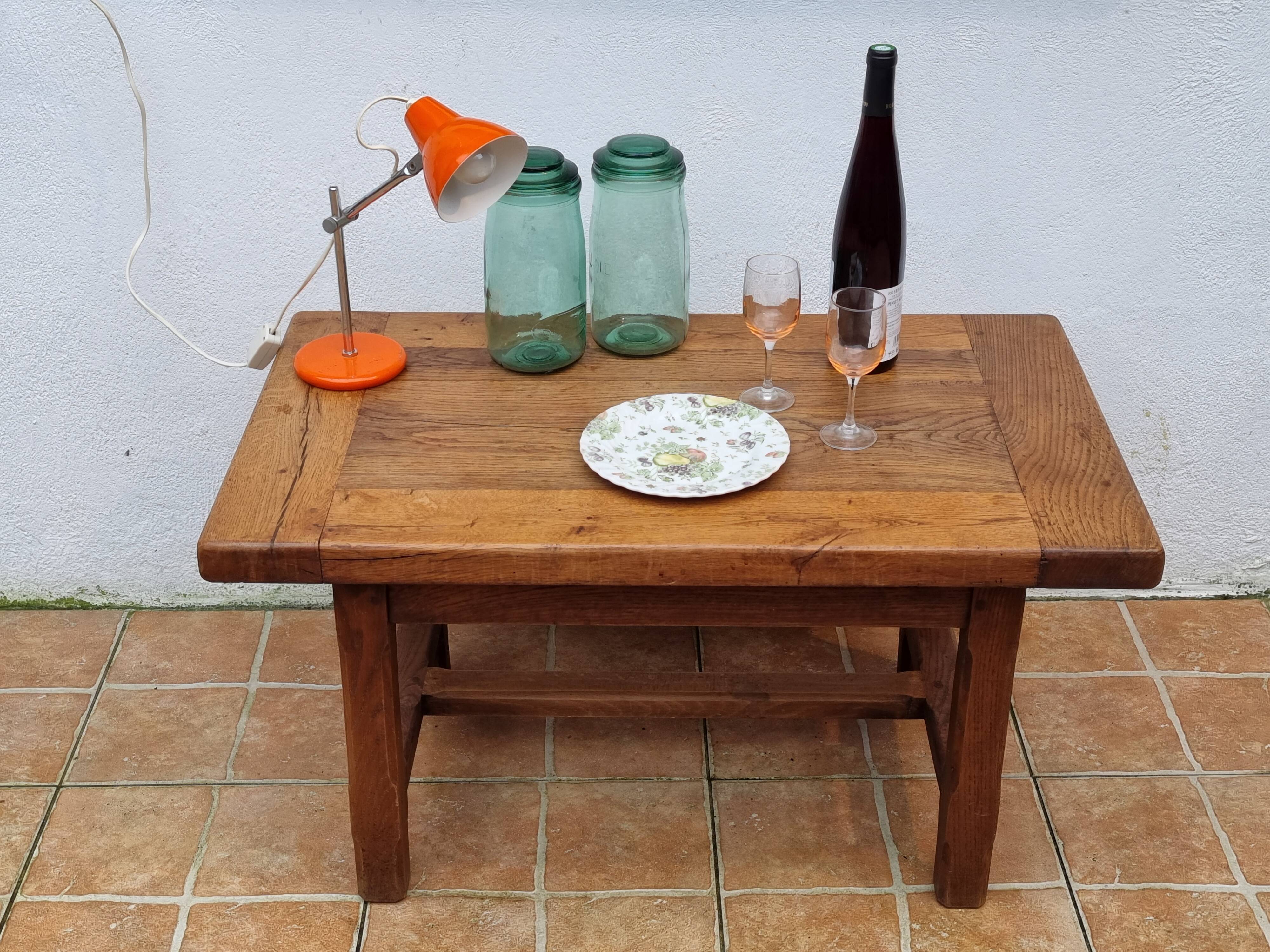Solid Oak Farmhouse Coffee Table