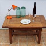 Table basse de ferme en chêne massif