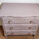 commode relookée vieux rose