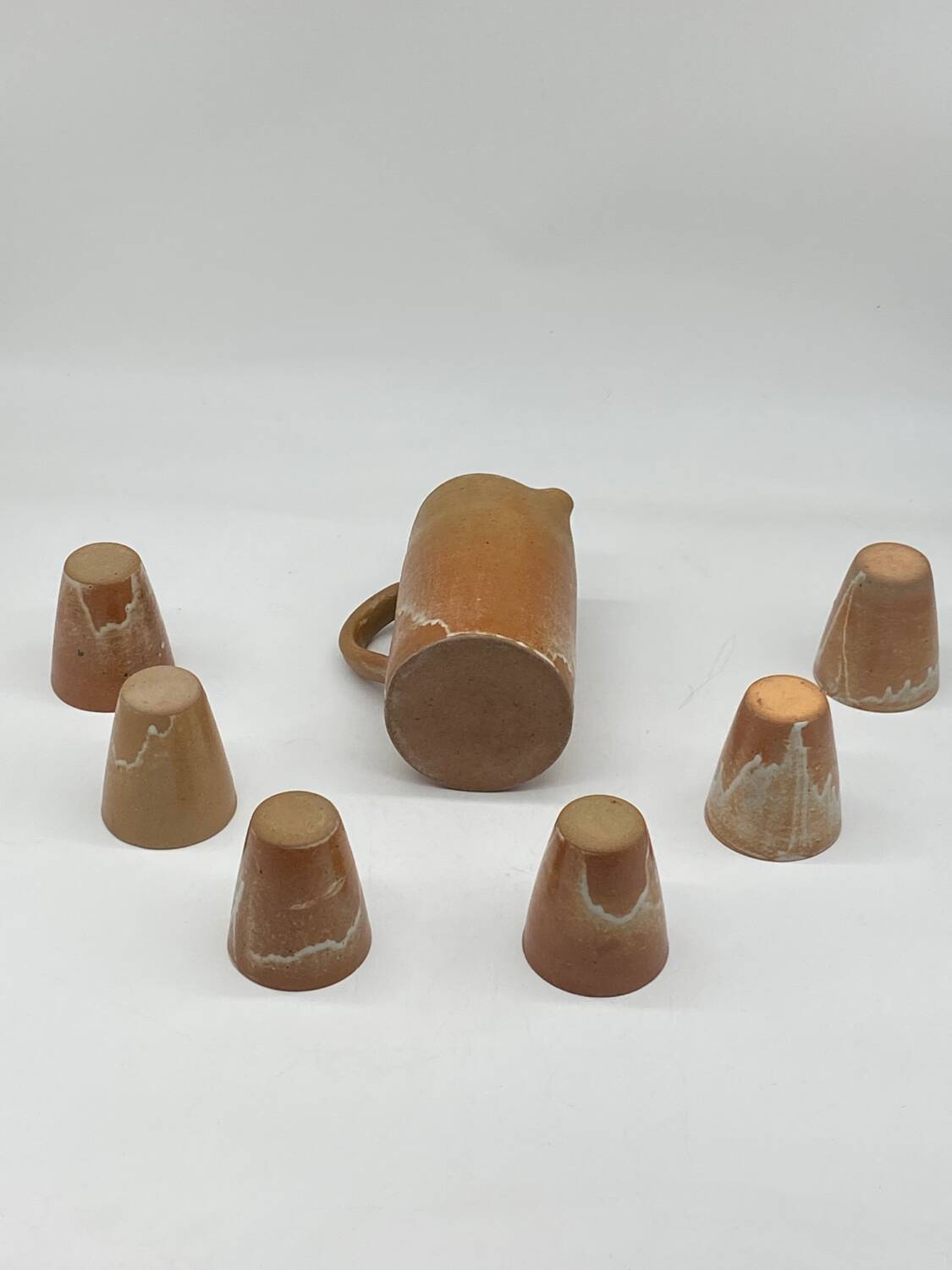 Service à orangeade grès vintage ,