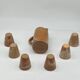 Vintage stoneware orangeade service,