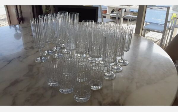 Verres cristal de Baccarat