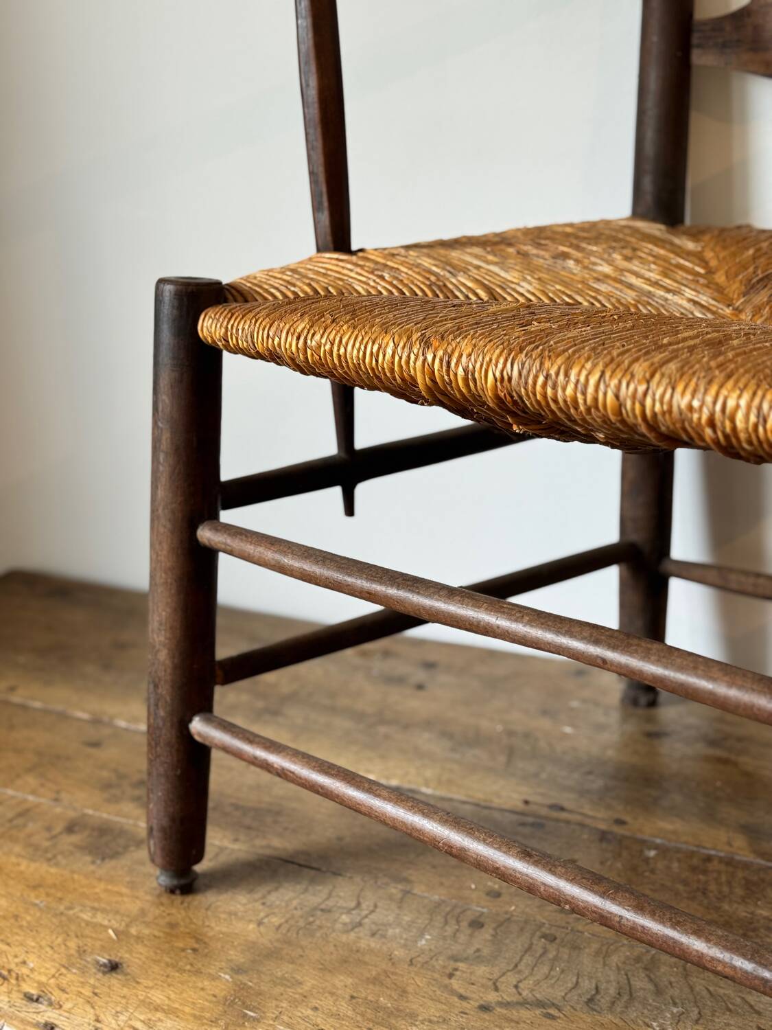 Antique 19th-century country armchair