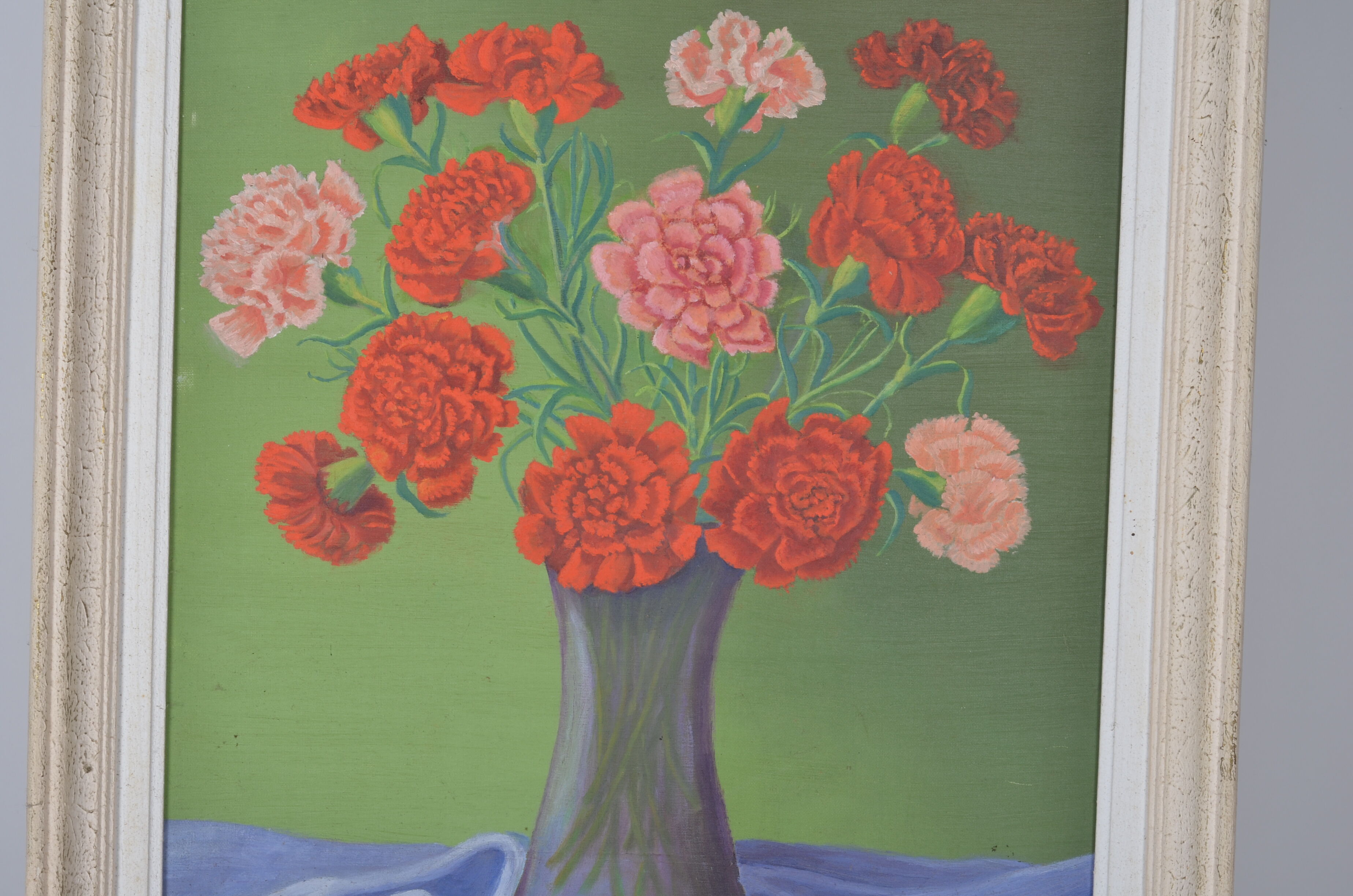 Still life bouquet of carnations