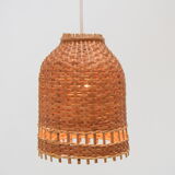 Mid-Century  Wicker Pendant from Uluv, 1960´s