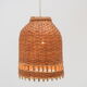 Mid-Century  Wicker Pendant from Uluv, 1960´s