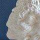 Angel Vase in White Plaster, Vintage Planter with Cherub and Flower Motif