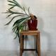 Brutalist side or plant table – oak