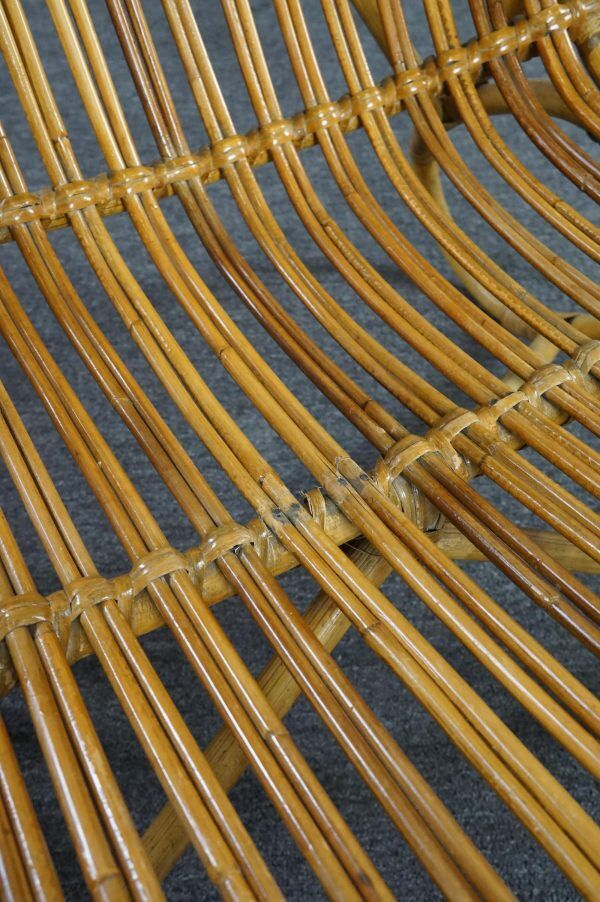 Rattan armchair Dutch Design Belse 8, 1950