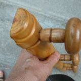 Bamboo coat rack 4 hooks