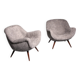 The Gustav Bergmann armchairs from Lippe, Germany 1960