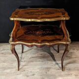 Table à Thé Marquetée Style Louis XV