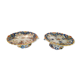 2 dishes of earthenware from Desvres