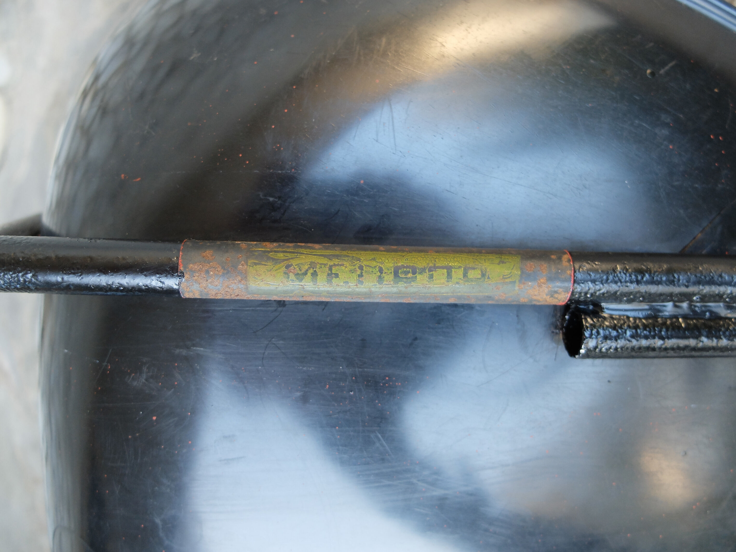 Black shell chair Pierre Guariche for Meurop 1960s