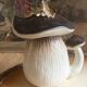 Mushroom-shaped earthenware service by Bruno Dose, vintage 1960s