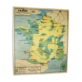 Affiche scolaire  agriculture pêche et élevage