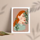 Illustration "between shadows and foliage"
