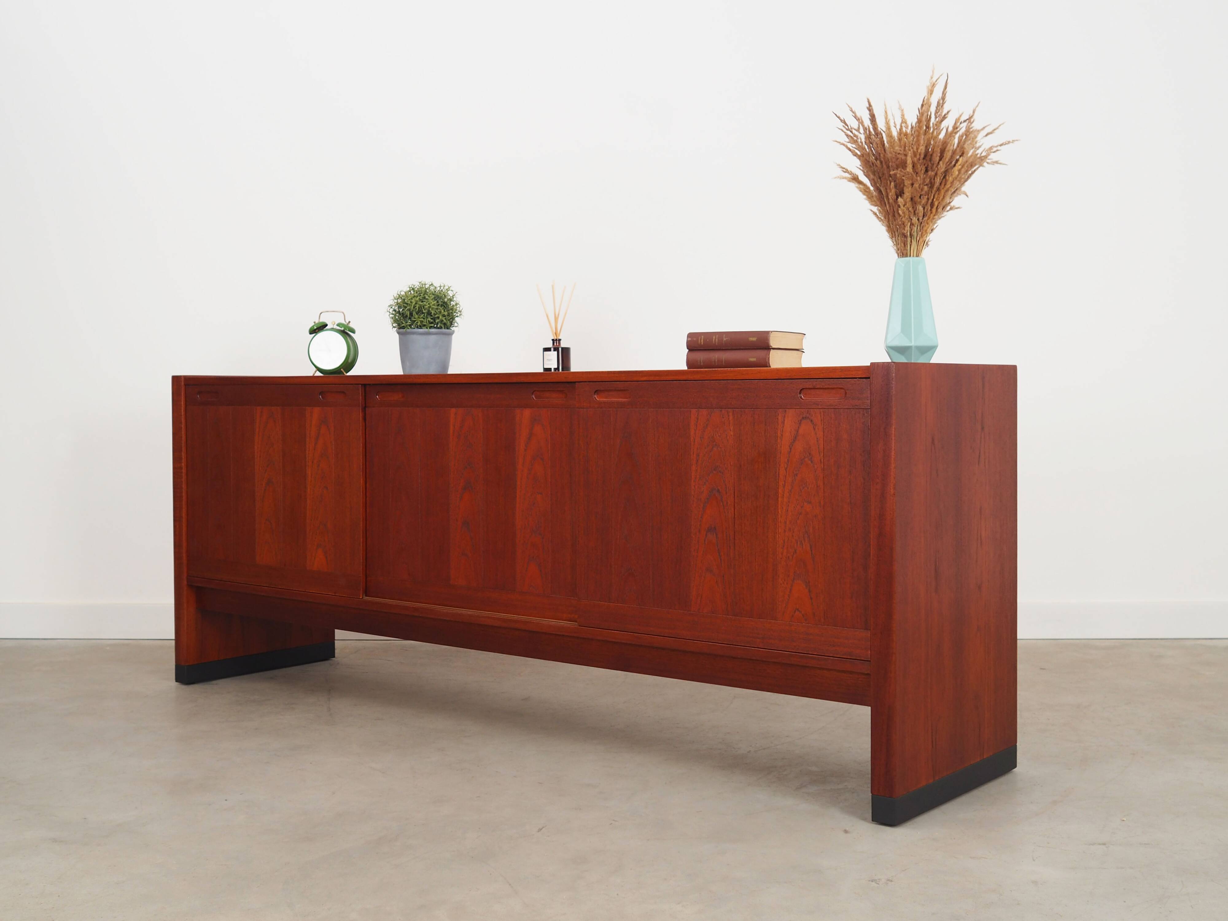 Teak sideboard, Danish design, 1960s, production: Skovby