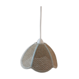 Wicker suspension flowers cannage tulip 70s