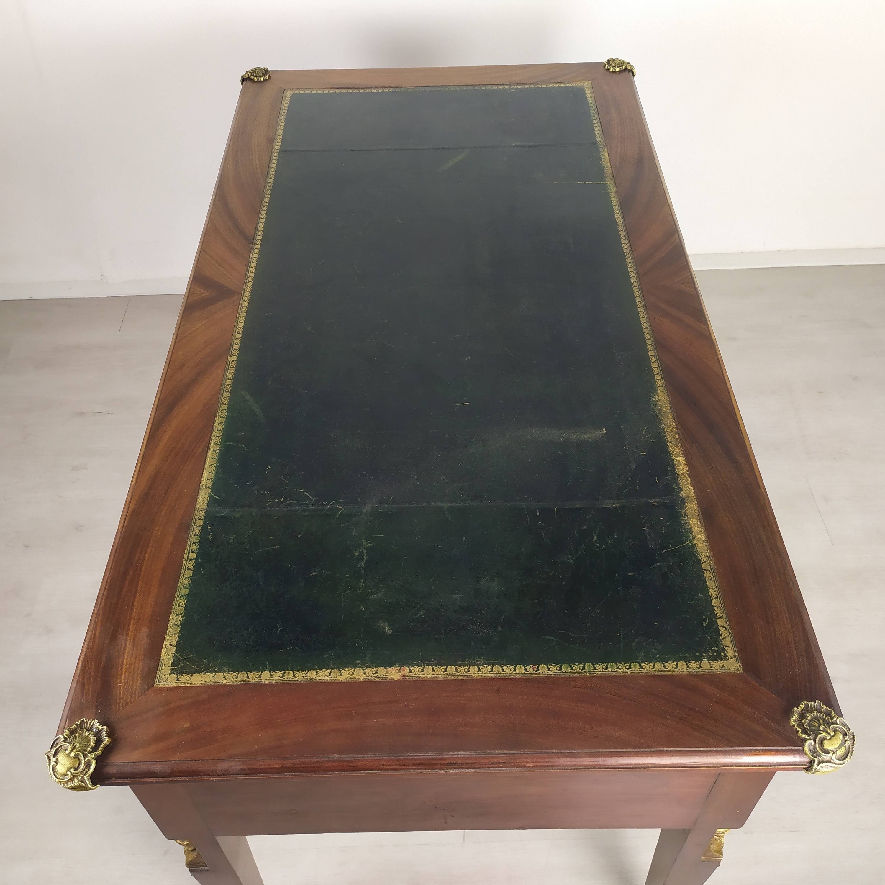 Empire-style desk and chairs