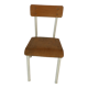 Ancien chaise d'école pour enfant