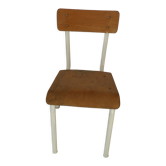 Ancien chaise d'école pour enfant