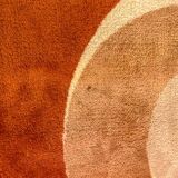 Vintage Bauhaus round rug