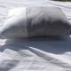 coussin   blanc/gris