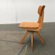 Mid-century German wooden swivel chair for children by Casala