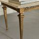 Table basse marbre et bronze