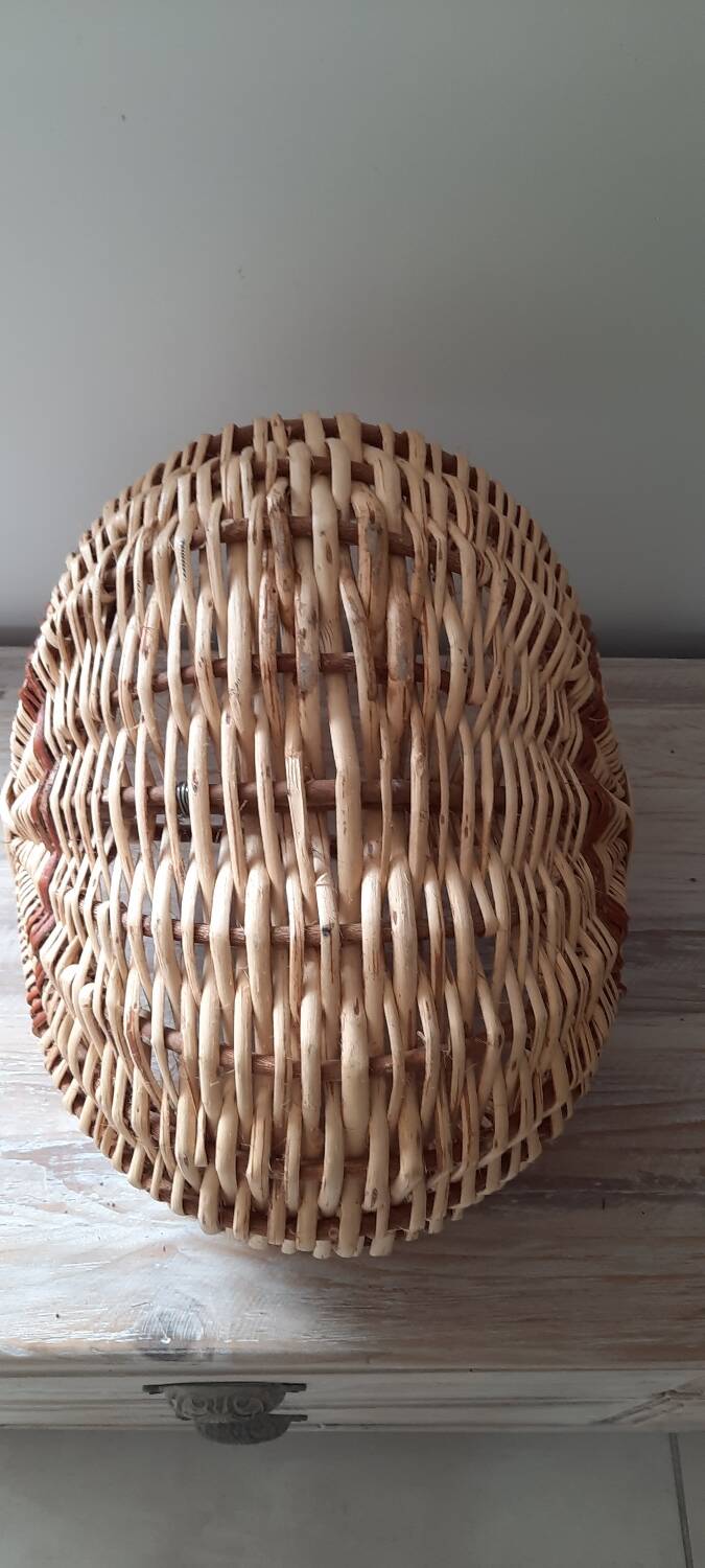 Large rattan basket