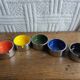 5 stackable ashtrays Maru designer Isamu Kenmochi Japan Space age 60s