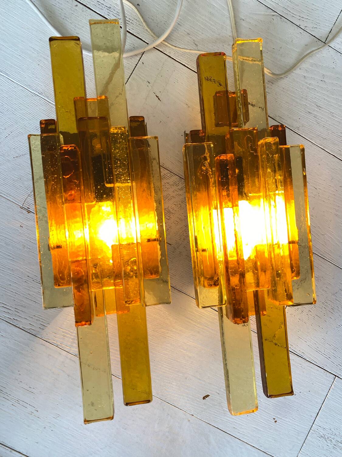 Appliques en verre Svend Aage Holm Sorensen