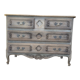 Louis XV style chest of drawers in stripped oak