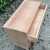 Commode 4 tiroirs sans poignées vintage