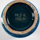 Vase bleu italien par Bitossi