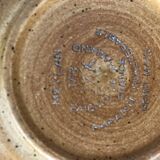 Ceramic stoneware cup and saucer