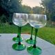 Retro Alsatian glasses x4