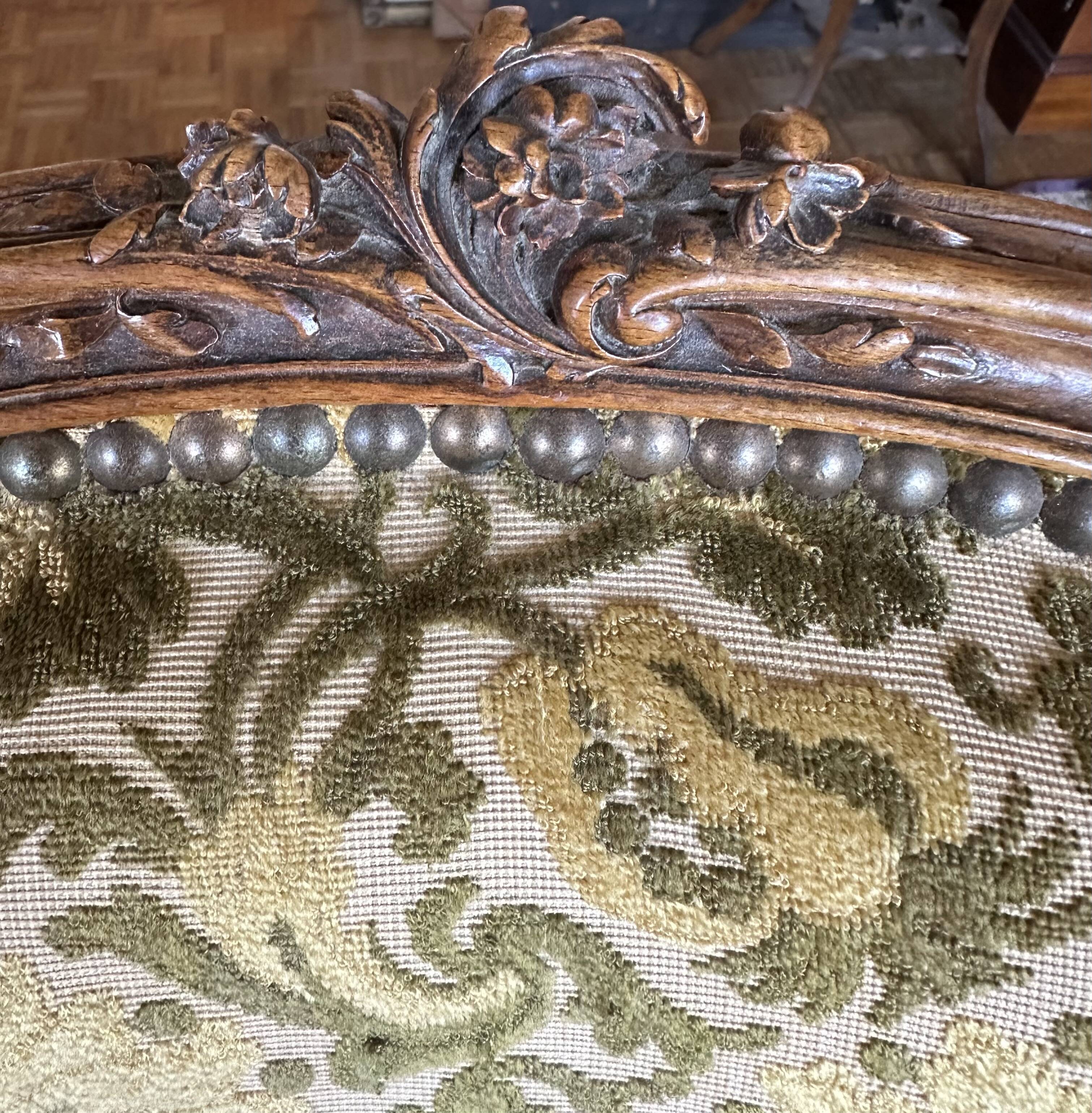 Pair of Louis XV style chairs