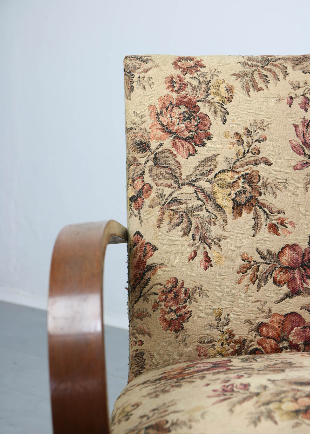 Mid-century Bentwood Jindrich Halabala Armchair, 1950s