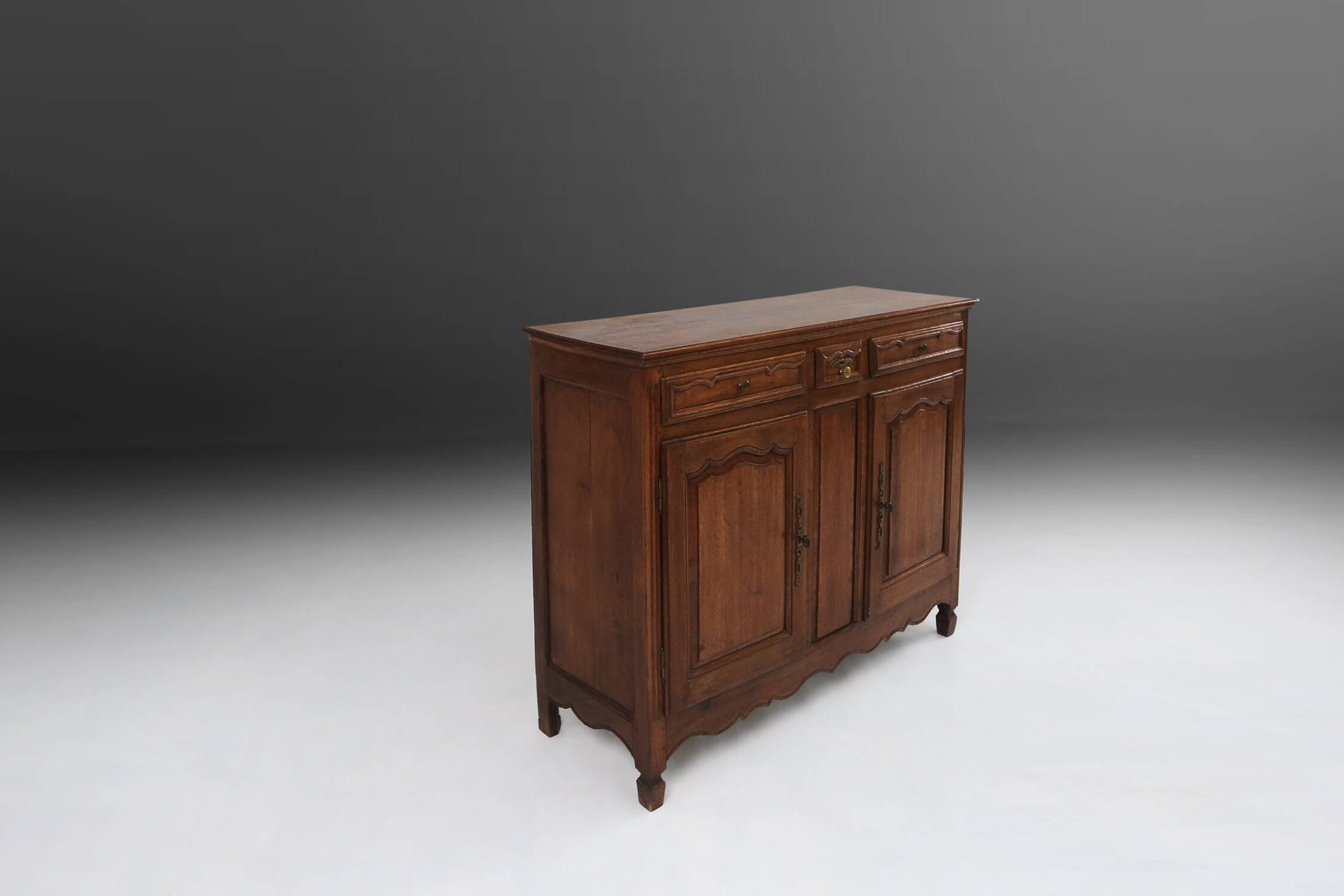 Rustic Flemish Cabinet, 1850s