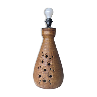 Accolay lamp in pierced ceramic – 1950s – signed – 50 cm