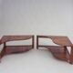 Wooden Yin Yang style coffee table